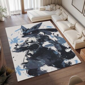 Alternative view of Lucario Pokémon  - Lucario Pokemon 13 Teppich - TOK