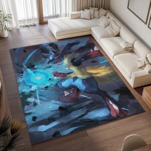 Alternative view of Lucario Pokémon  - Lucario Pokemon 2 Teppich - TOK