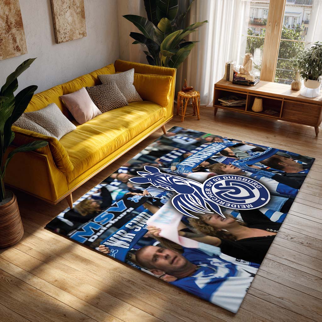 MSV Duisburg - MSV Teppich 10 - Teppich für Fans – Bild 2