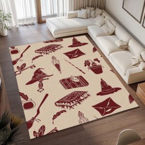 Alternative view of Magische Dinge Harry Potter Symbole Sprechender Hut Hogwarts Brief Teppich - TOK