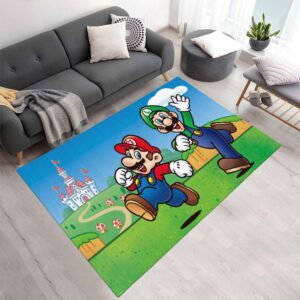 Mario und Luigi – Super Mario 4 Teppich - TOK