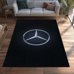 Alternative view of Mercedes-Benz Blue Black Teppich - Teppich mit Automotiv-Motiv