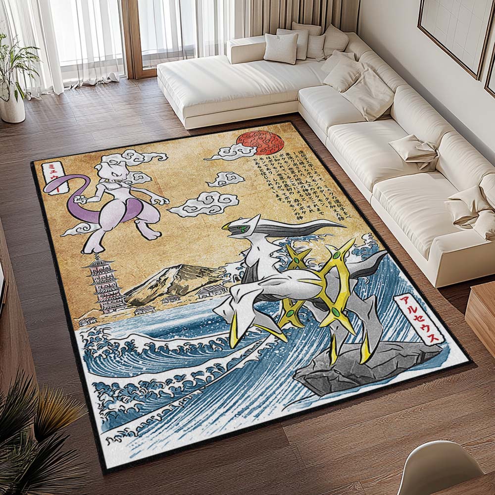 Mewtu und Arceus – Pokémon Teppich - TOK – Bild 2