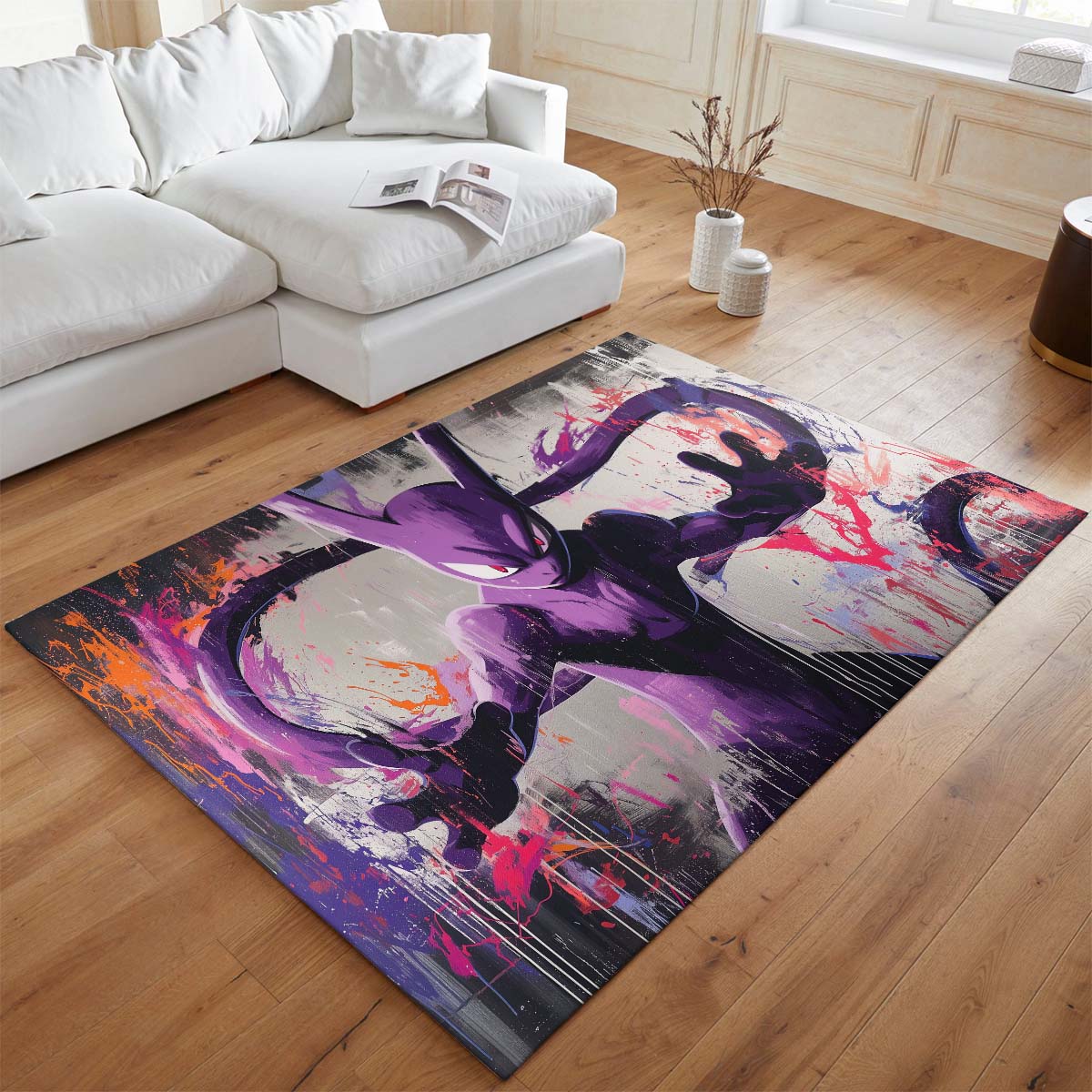 Mewtu Pokémon - Mewtwo Pokemon 13 Teppich - TOK – Bild 2