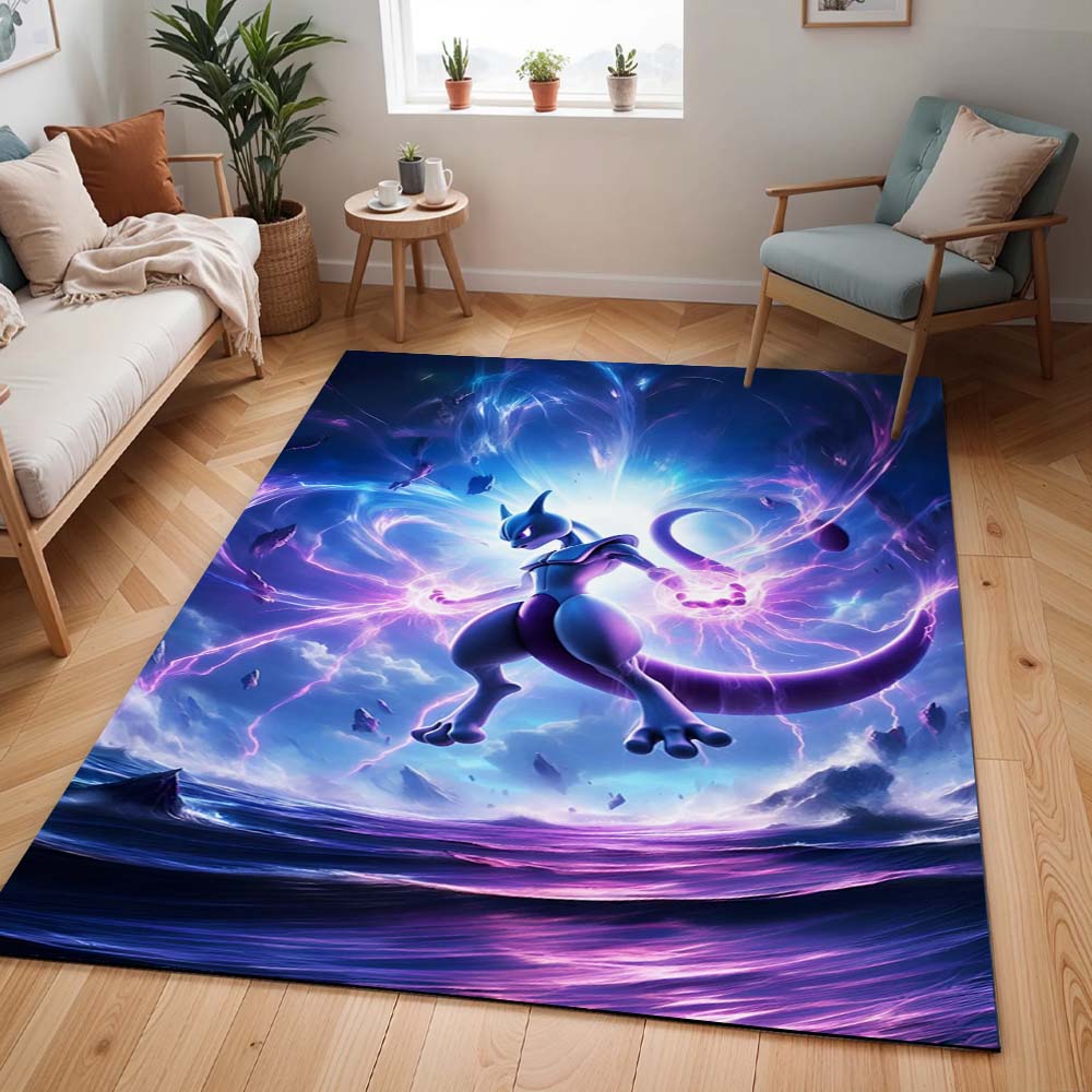 Mewtu Pokémon - Mewtwo Pokemon 20 Teppich - TOK