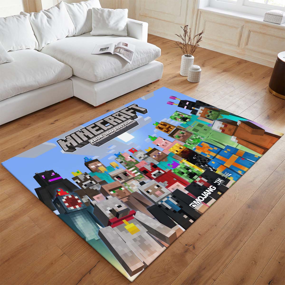 Minecraft Alle Charaktere Freunde im Spiel 2 Teppich - TOK – Bild 2