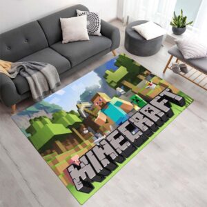 Minecraft und Hauptcharakter Steve Teppich - TOK