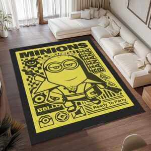 Alternative view of Minions – Bereit für die Bananenparty Teppich - TOK