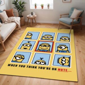 Minions – Wenn du denkst, du bist auf Stumm geschaltet Teppich - TOK