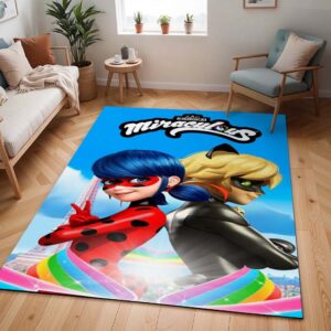 Miraculous Ladybug und Cat Noir 04 Teppich - TOK