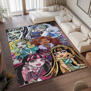 Alternative view of Monster High – Alle Charaktere 16 Teppich - TOK