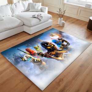 Alternative view of Ninjago Alle Charaktere Kampf 1008 Teppich - TOK