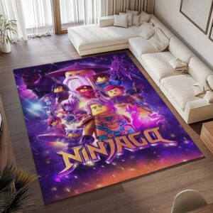 Alternative view of Ninjago Alle Charaktere Kampf 1017 Teppich - TOK