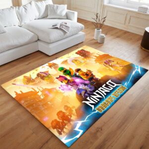 Alternative view of Ninjago Drachen Erwachen Alle Charaktere 102 Teppich - TOK
