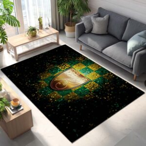 Alternative view of Norwich City FC EFL Championship Grün-Kariert Teppich