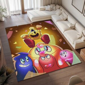 Alternative view of Pac-Man und Geister 2 Teppich - TOK
