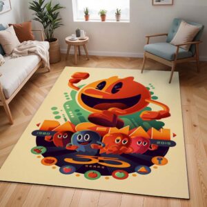 Pac-Man und Geister 4 Teppich - TOK