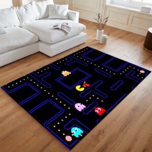 Alternative view of Pac-Man Dungeon Spiel mit Geist und Frucht Teppich - TOK