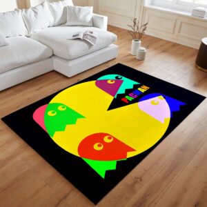 Alternative view of Pac-Man frisst Geister Bunt Teppich - TOK