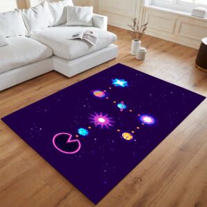 Alternative view of Pac-Man Spiel Galaxie-Stil Teppich - TOK
