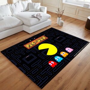 Alternative view of Pac-Man spielt mit Geistern Teppich - TOK