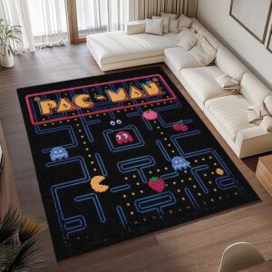 Alternative view of Pac-Man und Geister im Pac-Man-Labyrinth Teppich - TOK