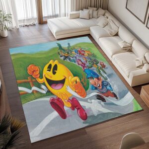 Alternative view of Pac-Man und Nintendo Spielcharaktere Teppich - TOK