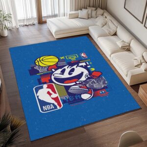Alternative view of Pac-Man Icon spielt Sportspiele Teppich - TOK