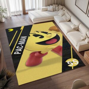 Alternative view of Pac-Man im Rahmen mit fröhlichem Blick Teppich - TOK