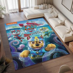 Alternative view of Paw Patrol – Alle Charaktere unter dem Meer Teppich - TOK