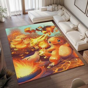 Alternative view of Pokémon Glumanda - Pokemon Charmander Teppich - TOK