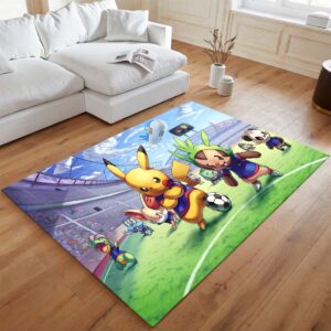 Alternative view of Pokémon Pikachu Fußball 2 Teppich - TOK