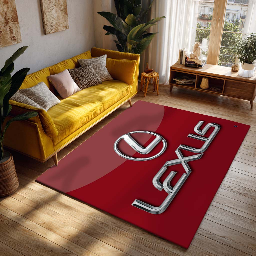 Red Lexus Teppich - Teppich mit Automotiv-Motiv – Bild 2