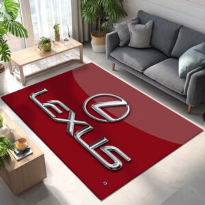 Red Lexus Teppich - Teppich mit Automotiv-Motiv