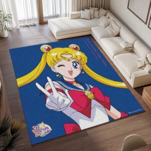 Alternative view of Sailor Moon – Bunny Tsukino – Prinzessin Serenity 3 Teppich - TOK