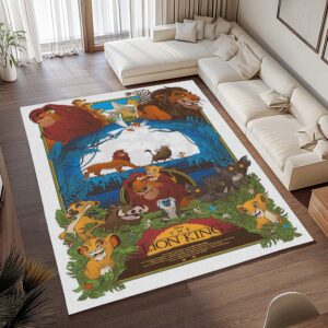 Alternative view of Simba und Mufasa – Der König der Löwen 05 Teppich - TOK