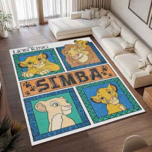 Alternative view of Simba und Mufasa – Der König der Löwen 06 Teppich - TOK