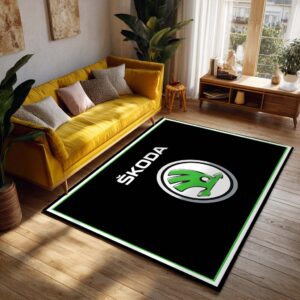 Alternative view of Škoda Auto Teppich - Teppich mit Automotiv-Motiv