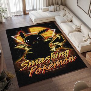 Alternative view of Zerschmetternde Pokémon - Smashing Pokemon Teppich - TOK