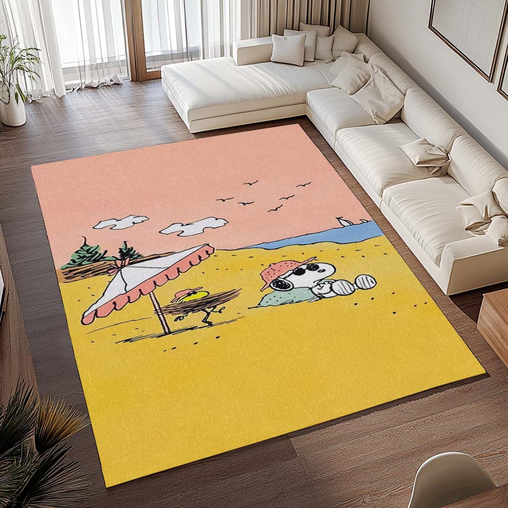 Snoopy und Woodstock – Am Strand Teppich - TOK – Bild 2