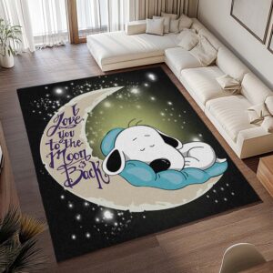 Alternative view of Snoopy – Zum Mond 4 Teppich - TOK