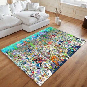 Alternative view of SpongeBob Schwammkopf – Charaktere 27 Teppich - TOK