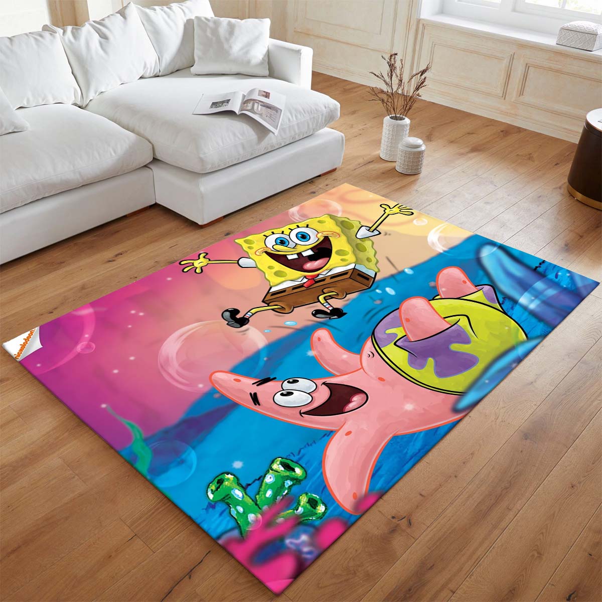 SpongeBob und Patrick Star – SpongeBob Schwammkopf 3 Teppich - TOK – Bild 2