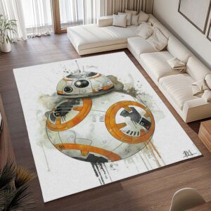 Alternative view of Star Wars BB-8 Roboter Teppich - TOK
