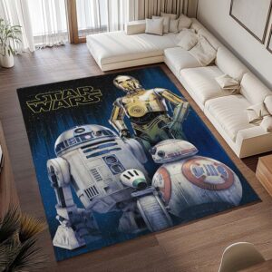Alternative view of Star Wars Roboter Teppich - TOK