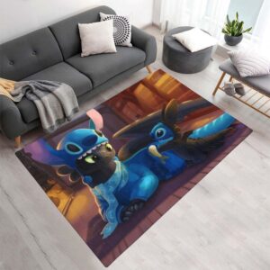 Stitch und Ohnezahn 1 Teppich - TOK