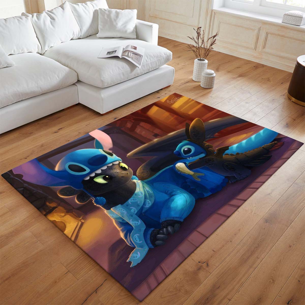 Stitch und Ohnezahn 1 Teppich - TOK – Bild 2