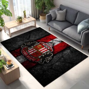 Alternative view of Sunderland A.F.C FC EFL Championship Risswand-Effekt Teppich