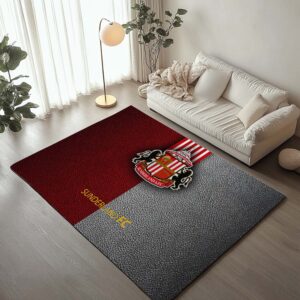 Sunderland A.F.C FC EFL Championship Leder-Hintergrund Teppich