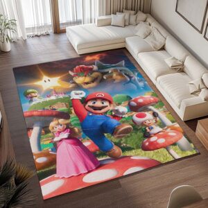 Alternative view of Super Mario – Charaktere 11 Teppich - TOK
